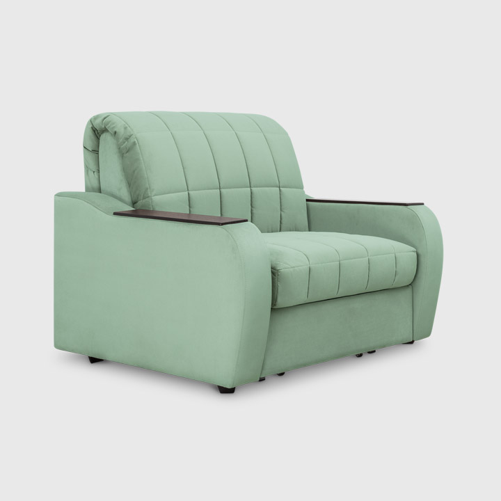 Купить кресло-кровать Онега Triniti мята велюр Triniti 38 990 ₽. В наличии!