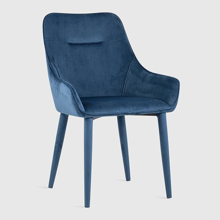 Купить стул Диана Сине-зеленый велюр, синие ножки за 11 990 ₽