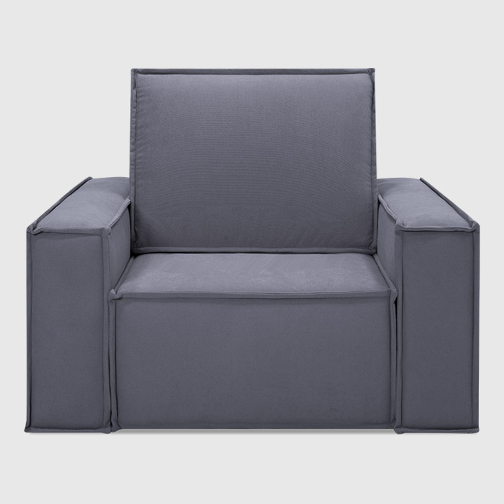 Купить кресло-кровать Неми Дымчато-серый шенилл Lounge  39 990 ₽. В наличии!