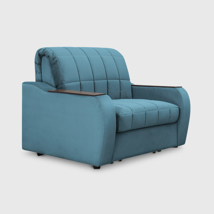 Купить кресло-кровать Онега Triniti лазурь велюр Triniti 41 990 ₽. В наличии!