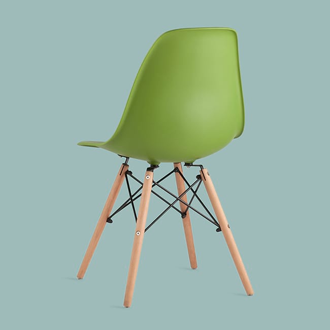 Зеленый стул от гипоаллергенной смеси