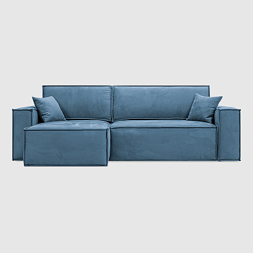 Флоренция мини Сталь Лазурный искусственный нубук Balance