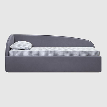 Фюн Дымчато-серый велюр Romano