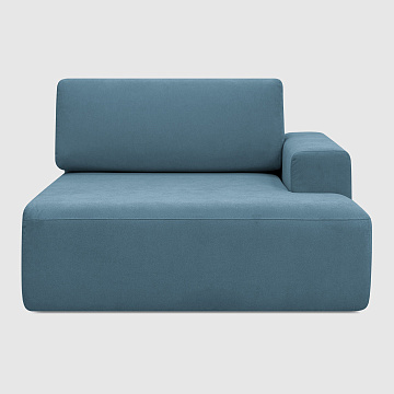 Оттоманка Позитано Лазурный шенилл Lounge