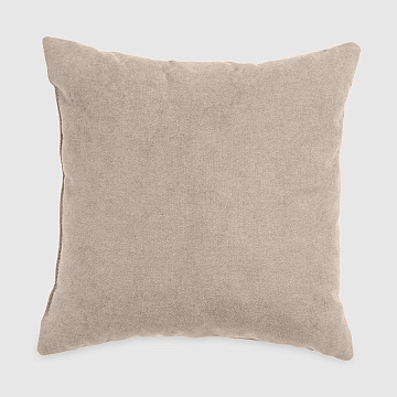 Подушка из шенилла бежевого цвета