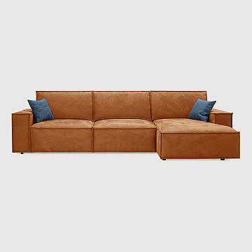 Флоренция сталь Терракотовый искусственный нубук Balance