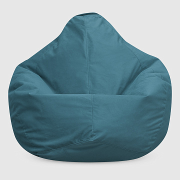 Груша Леви Лазурный велюр Triniti с грязеотталкивающей технологией