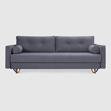 Нильс Сталь дымчато-серый велюр Romano