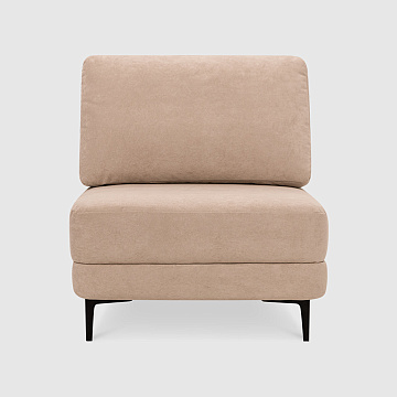 Секция Мьёса Бежевый велюр Buddy с грязеотталкивающей технологией