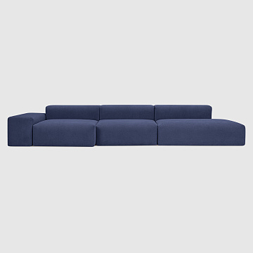 NORD 1 Шенилл Relax синего цвета