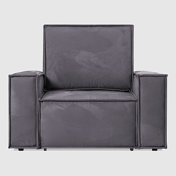 Салерно Дымчато-серый искусственный нубук Balance