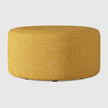 Пуф Аквилея Лимонная рогожка Sherlock