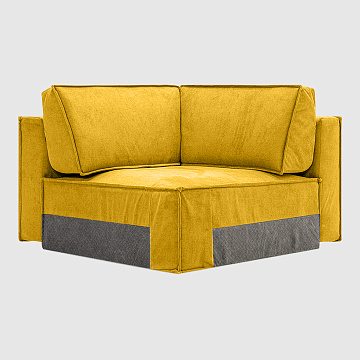 Угловая секция Чикаго Лимонный шенилл Lounge
