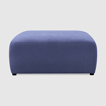 Пуф Позитано Шенилл Lounge синего цвета
