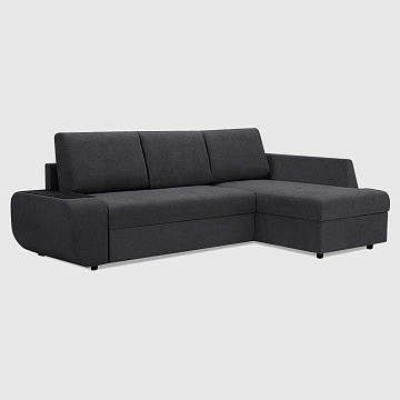 Амстель Сталь Велюр Danco черного цвета