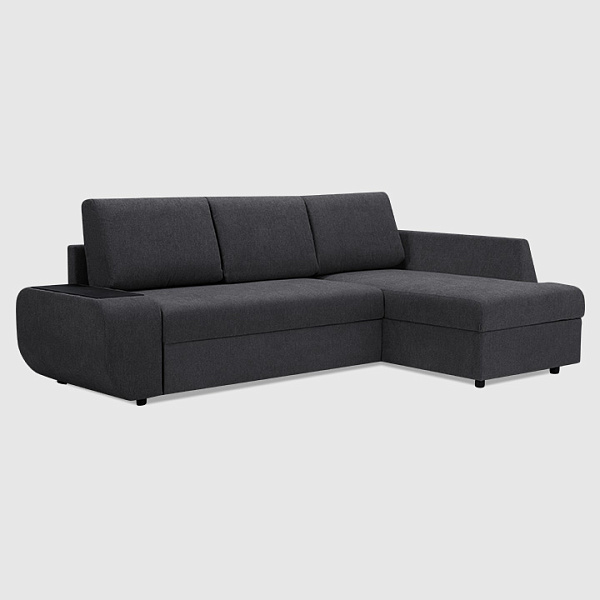 Амстель Сталь Велюр Danco черного цвета