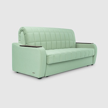 Ангара Мятный велюр Triniti с грязеотталкивающей технологией + Венге