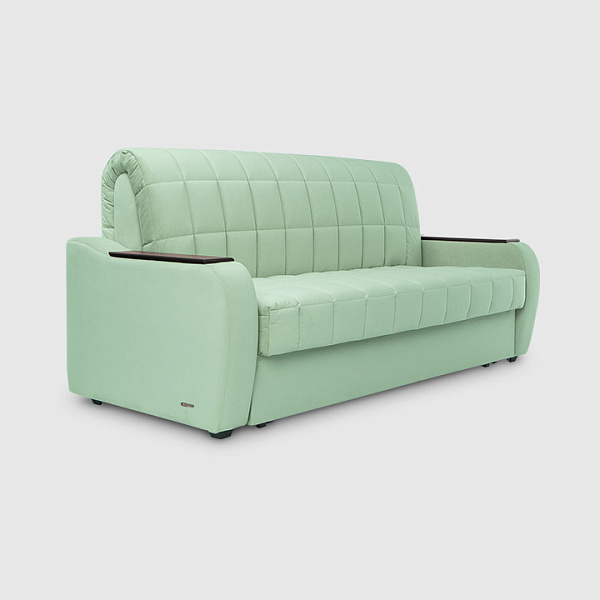 Ангара Мятный велюр Triniti с грязеотталкивающей технологией + Венге