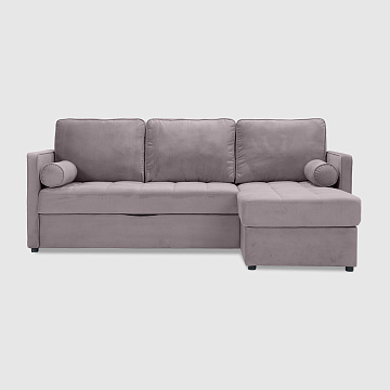 Делемон серо-бежевый микровелюр Velutto