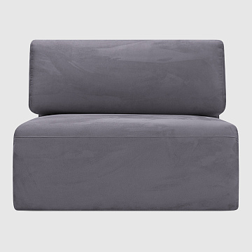 Секция Беллуно Дымчато-серый искусственный нубук Balance