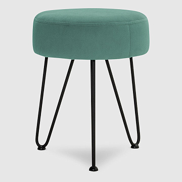 Пуф Аснен Мятный микровелюр Velutto 