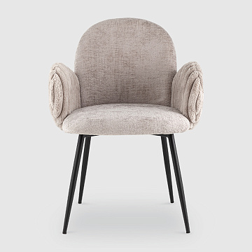 Wave Stripes Серый букле