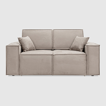 Милан мини Сталь Темно-бежевый искусственный нубук Balance