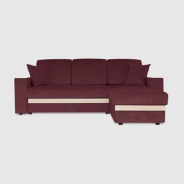 Фишт Микровельвет Velvet Lux винного цвета