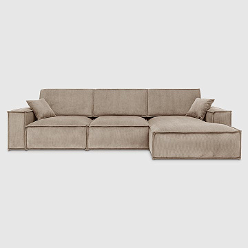 Флоренция бежевый вельвет Vertical