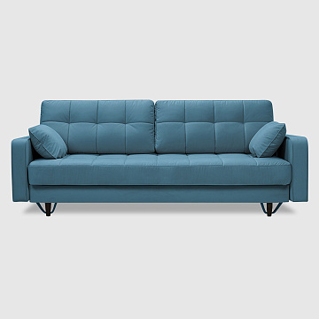 Страндвеген Сталь Лазурный велюр Triniti с грязеотталкивающей технологией