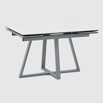 Керас Snow white/металл серый