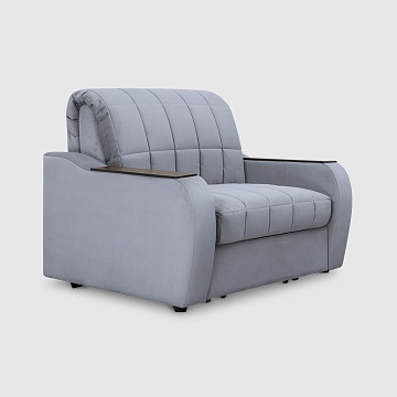 Онега Дымчато-серый велюр Triniti с грязеотталкивающей технологией