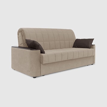 Гейзер Бежевый микровелюр Stuart с грязеотталкивающей технологией