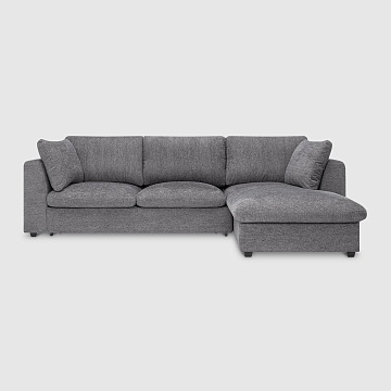 Лама Шенилл Milano графитового цвета