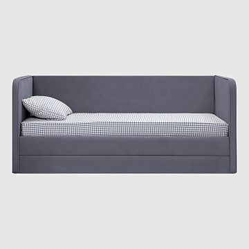 Эресунн Дымчато-серый велюр Romano