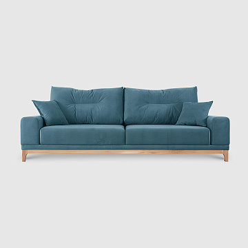 Флом лазурный велюр Triniti