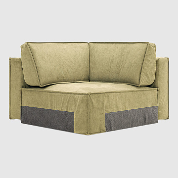 Угловая секция Чикаго Лимонный шенилл Lounge