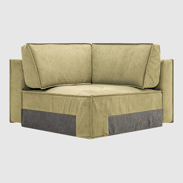 Угловая секция Чикаго Лимонный шенилл Lounge