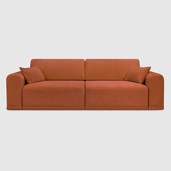 Лиммат Терракотовый микровелюр Bianco