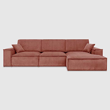 Флоренция терракотовый вельвет Vertical