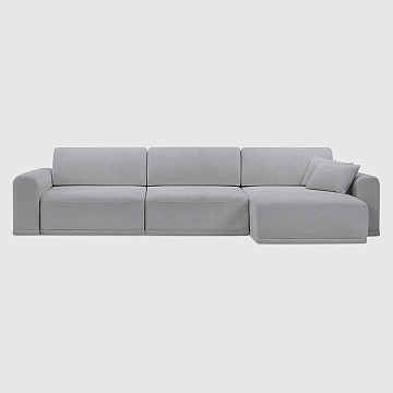 Ванген Светло-серый микровелюр Bianco