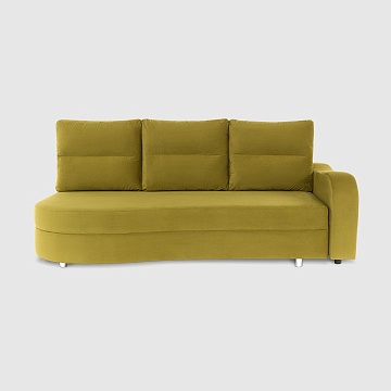 Селенга Оливковый велюр Triniti с грязеотталкивающей технологией