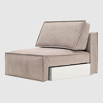 Секция Чикаго Бежевый шенилл Lounge