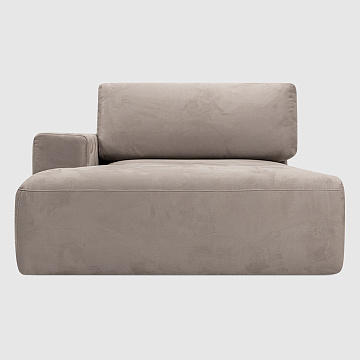 Оттоманка Беллуно Тёмно-бежевый искусственный нубук Balance