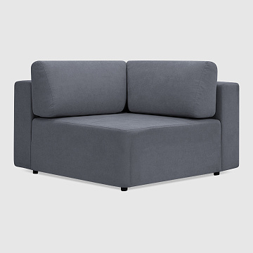 Угловая секция Позитано Дымчато-серый шенилл Lounge