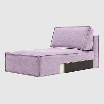 Оттоманка Чикаго шенилл Lounge цвета Фламинго