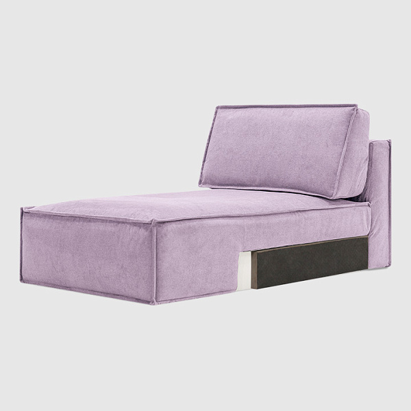 Оттоманка Чикаго шенилл Lounge цвета Фламинго