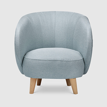 Флатей Серо-голубая рогожка DreamLuxe