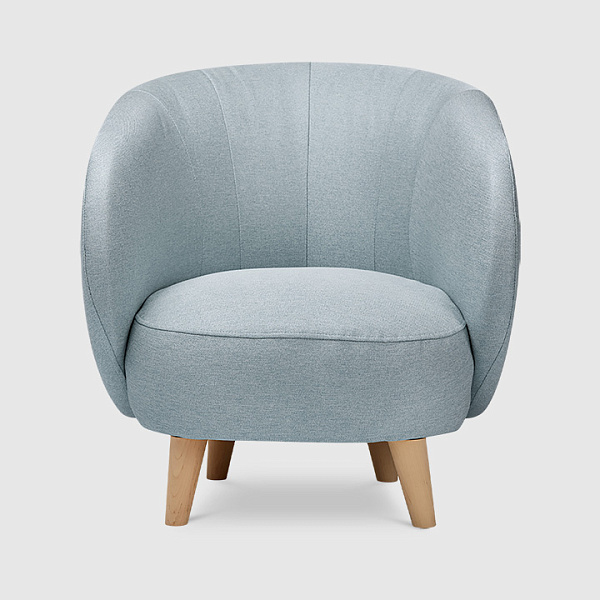 Флатей Серо-голубая рогожка DreamLuxe