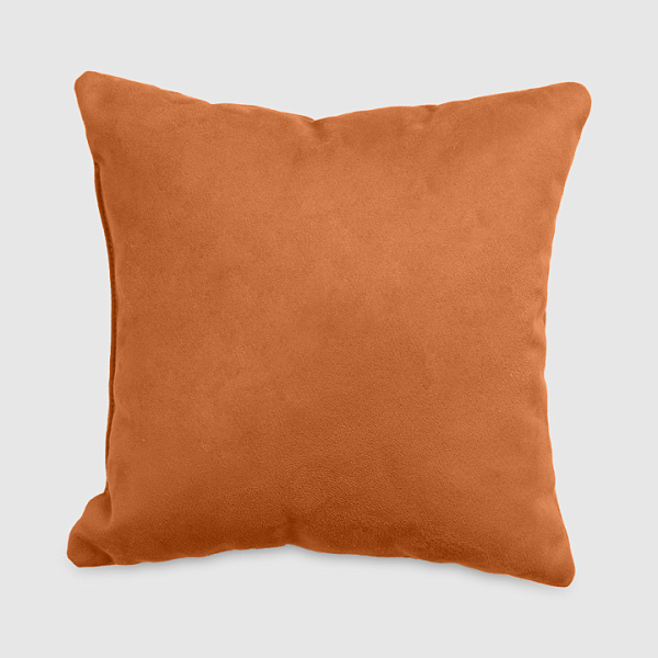 Подушка из искусственного нубука